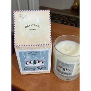 WAX LYRICAL Candle Snowy Night Made in England  NEW 6.7 oz  HTF